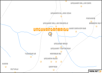 map of Unguwar Dan Baidu