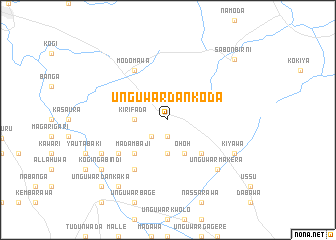 map of Unguwar Dan Koda