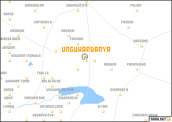 map of Unguwar Danya