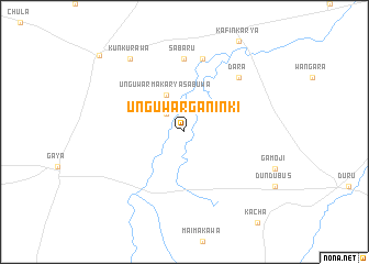 map of Unguwar Ganinki