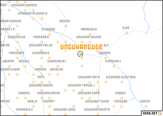 map of Unguwar Gude