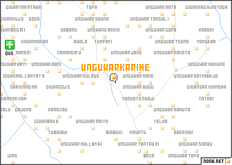 map of Unguwar Karihe