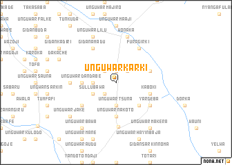 map of Unguwar Karki