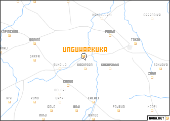 map of Unguwar Kuka