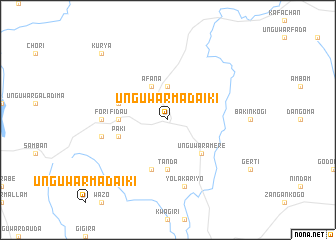 map of Unguwar Madaiki