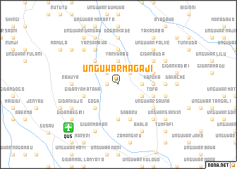 map of Unguwar Magaji