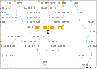 map of Unguwar Mahuta