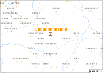 map of Unguwar Masama