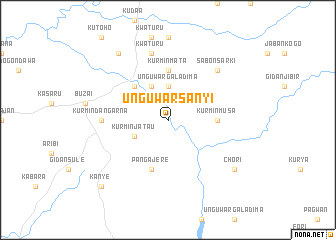 map of Unguwar Sanyi