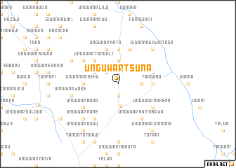 map of Unguwar Tsuna