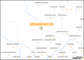 map of Unguwar Waziri