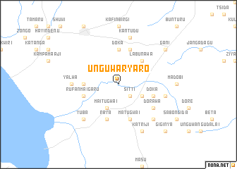 map of Unguwar Yaro