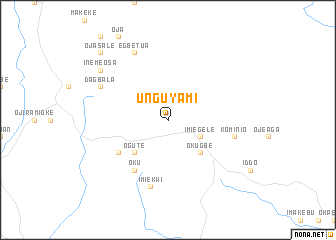 map of Unguyami