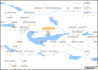 map of Ungvik