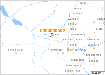 map of Ungwan Adar