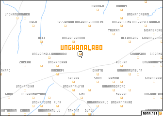 map of Ungwan Alabo