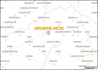 map of Ungwan Alhazai