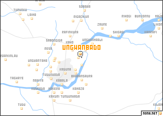 map of Ungwan Bado