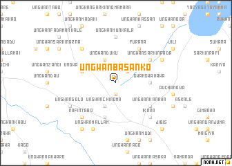 map of Ungwan Basanko