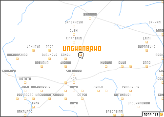 map of Ungwan Bawo