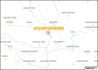 map of Ungwan Dan Baba