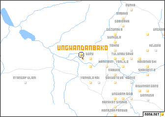 map of Ungwan Dan Bako