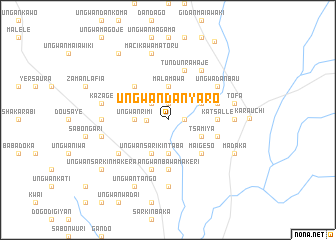 map of Ungwan Dan Yaro