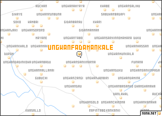 map of Ungwan Fadaman Kale