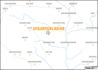 map of Ungwan Galadima