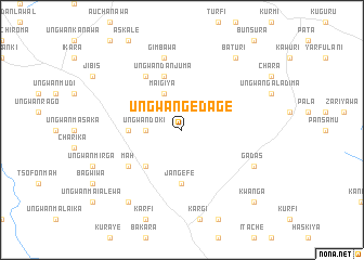 map of Ungwan Gedage