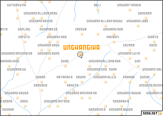 map of Ungwan Giwa