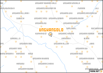 map of Ungwan Golo