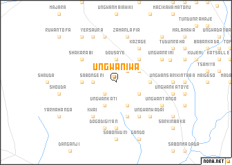map of Ungwan Iwa