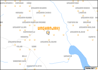 map of Ungwan Jaki