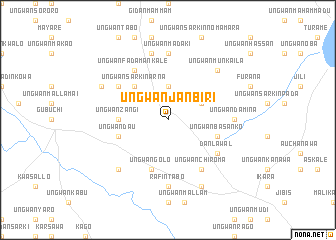 map of Ungwan Janbiri