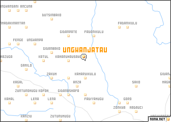 map of Ungwan Jatau