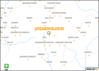 map of Ungwan Kajiniri