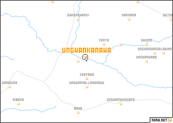 map of Ungwan Kanawa