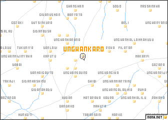 map of Ungwan Karo