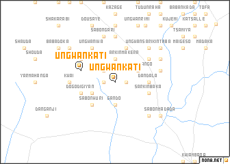 map of Ungwan Kati