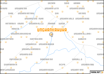 map of Ungwan Kawuwa
