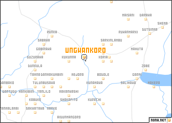 map of Ungwan Koro