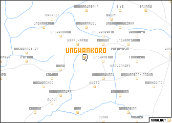 map of Ungwan Koro