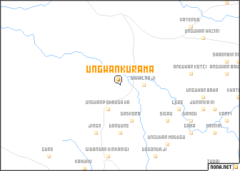 map of Ungwan Kurama