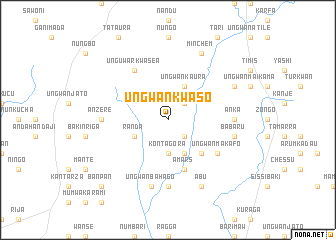 map of Ungwan Kwaso