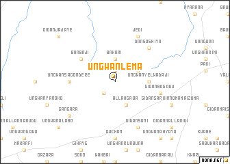 map of Ungwan Lema