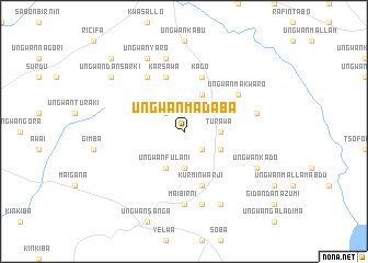 map of Ungwan Madaba