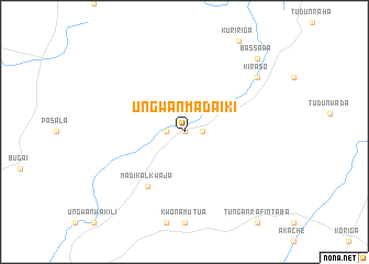 map of Ungwan Madaiki