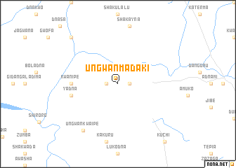 map of Ungwan Madaki