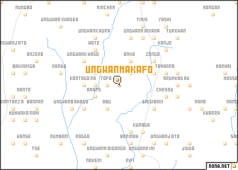 map of Ungwan Makafo